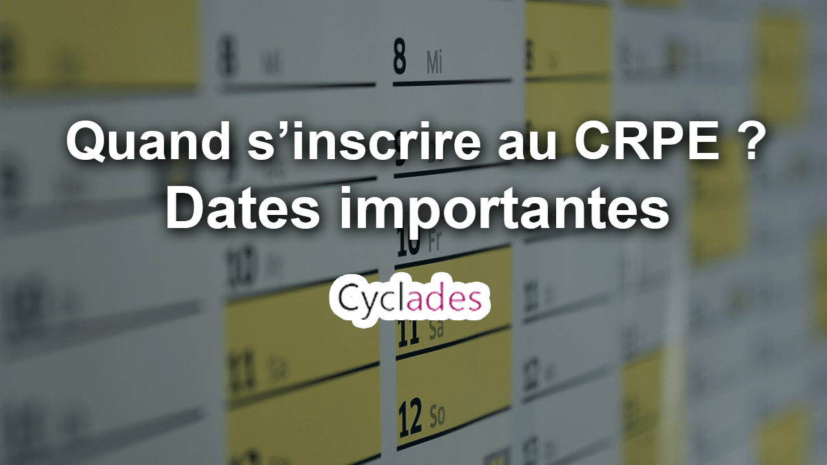 Lire la suite à propos de l’article Quand s’inscrire au CRPE ? Dates importantes pour le concours 2025