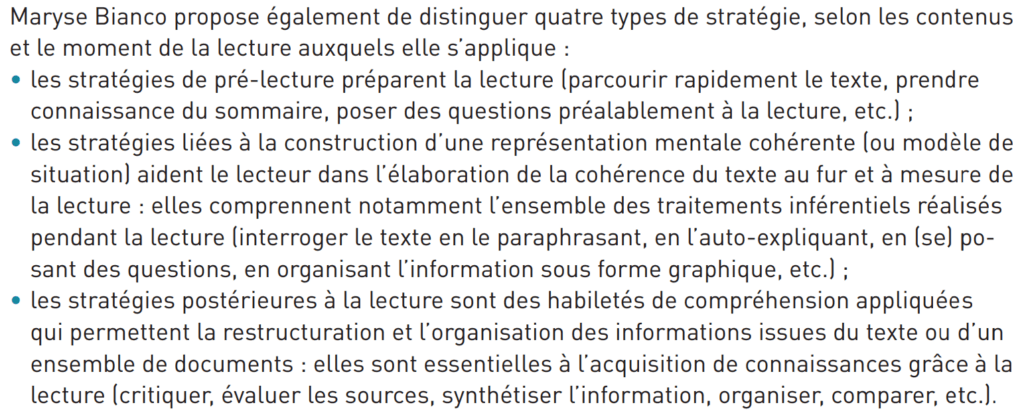 stratégies de lecture cm1 cm2