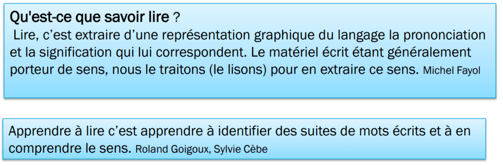 savoir lire textes lecture apprendre cycle 2