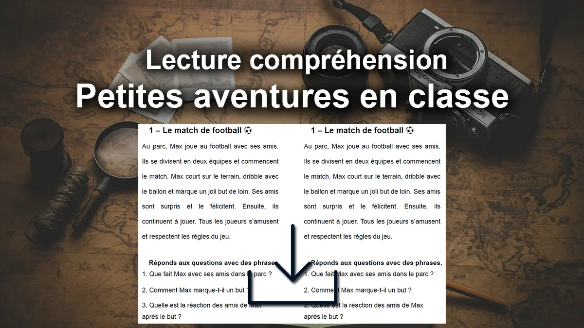 Compréhension à la lecture ce1 ce2 : Petites aventures en classe ...