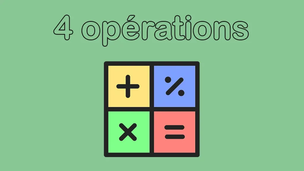 4 Op rations Exercice En Ligne De Calculs Pour Les Professeurs Des 