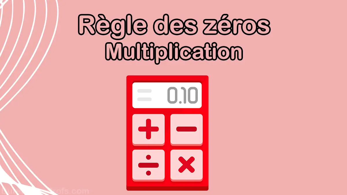 Mathématiques : exercice en ligne sur la règle des zéros CE1 CE2 CM1