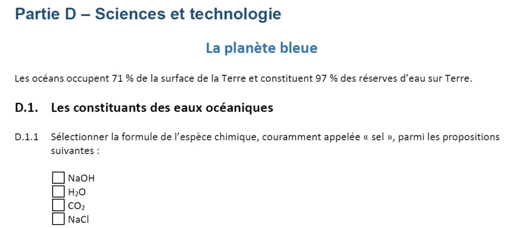 crpe sujets zeros 2026 2027 professeur des écoles