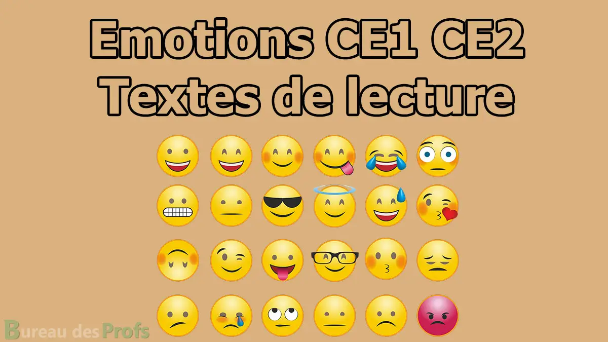 You are currently viewing Émotions 5 textes courts de lecture à imprimer PDF et ressources EMC