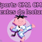 Sports : Textes courts CM1 CM2 exercices avec questions PDF – Français