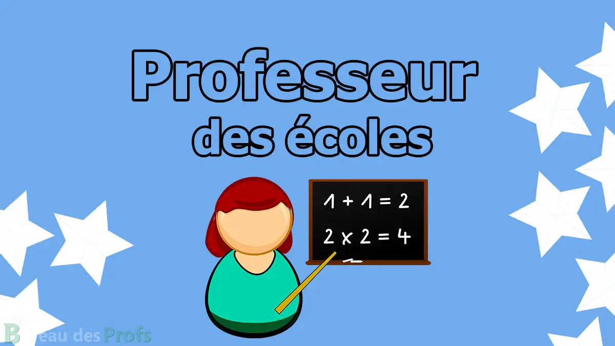 You are currently viewing Professeur des écoles : fiche métier, salaire, quotidien, diplômes