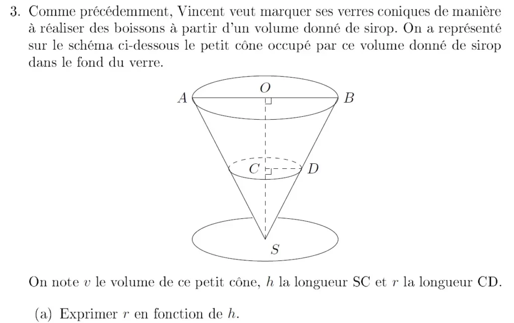 6 volume crpe exercice math