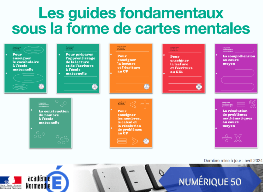 CRPE : Guides pour enseigner à l'école primaire - PDF et résumés - cartes mentales 3 guides pédagogiques cartes mentales eduscol