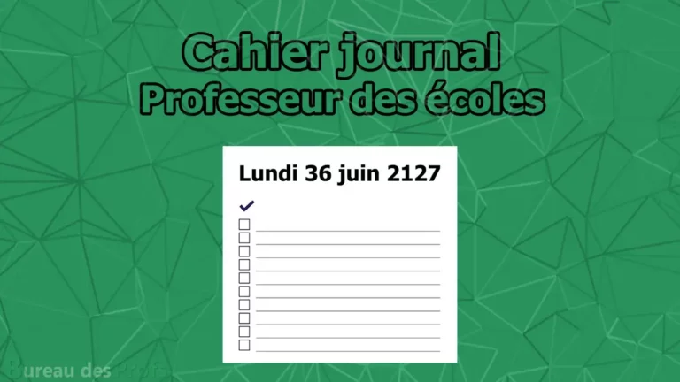 cahier-journal-professeur-des-ecoles