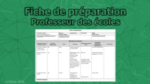 Lire la suite à propos de l’article Fiche de préparation de séance DOC et PDF