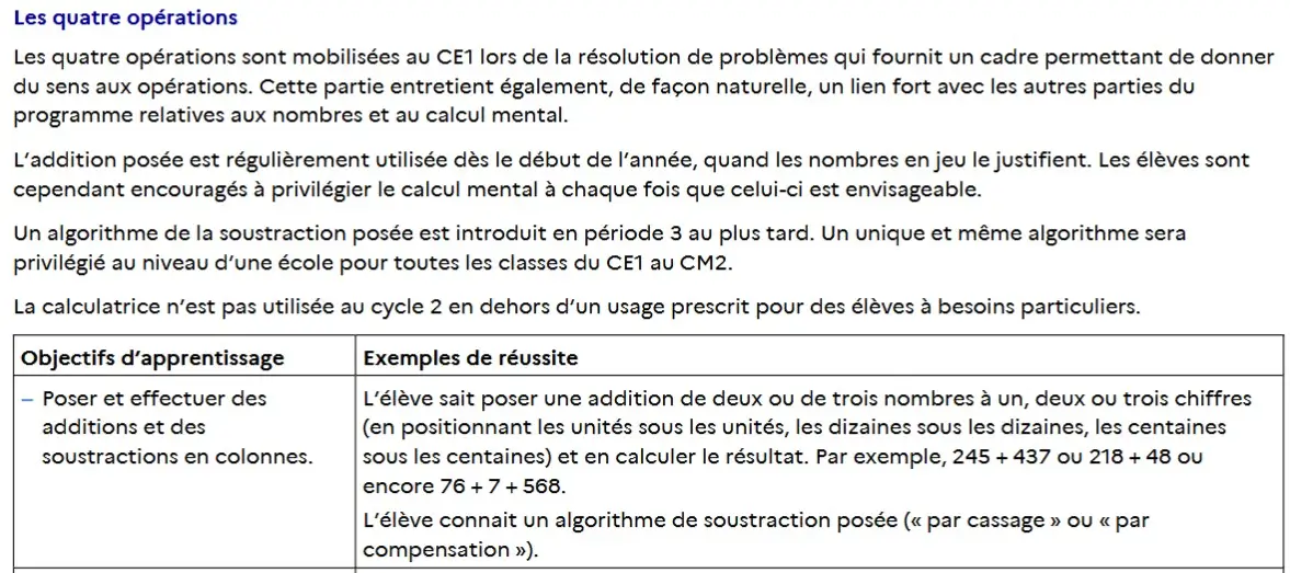 Soustractions posées exercices à imprimer - PDF : CP CE1 CE2 CM1 CM2 3 soustraction posee quatre operations nouveaux programmes