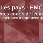 Les pays – textes courts de lecture CE1 CE2 exercices lecture avec questions