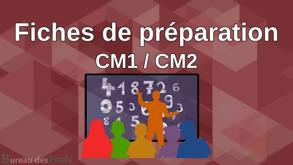 OA34 fiches de preparation cm1 cm2