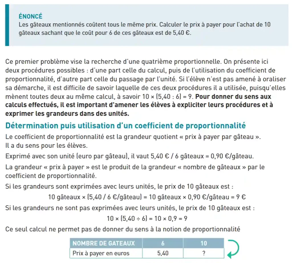 proportionnalite cm1 cm2 exercice